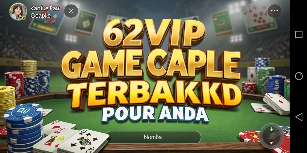 Screenshot gameplay Gaple yang menyenangkan di 62VIP.