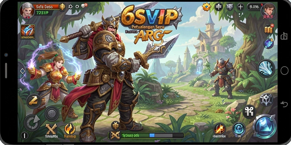 Gameplay seru dan grafis menakjubkan dalam 6SVIP ARPG.