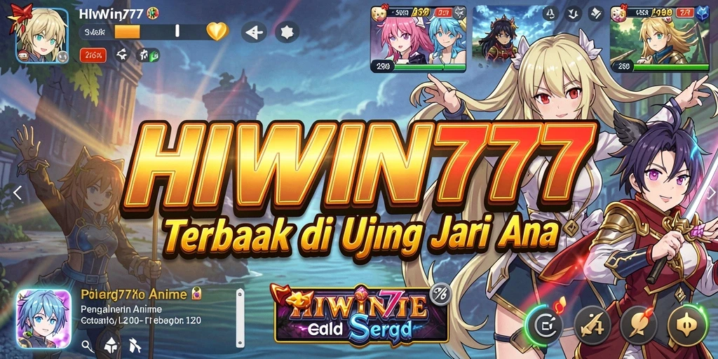 Tampilan gameplay HIWIN777 yang memukau dan penuh aksi dalam dunia Anime.