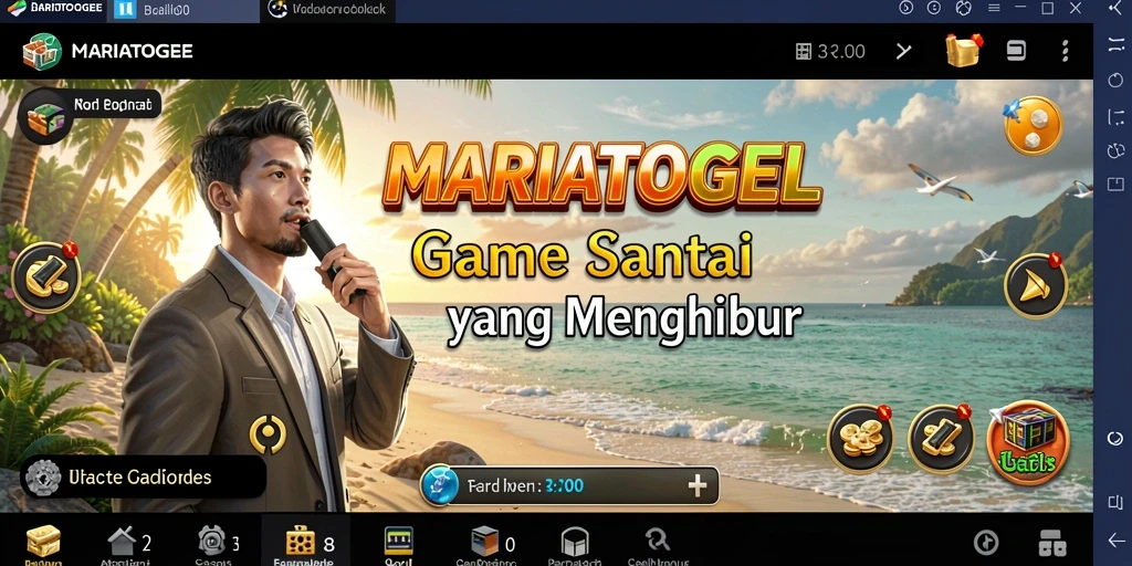 Screenshot MARIATOGEL menampilkan keseruan gameplay santai.