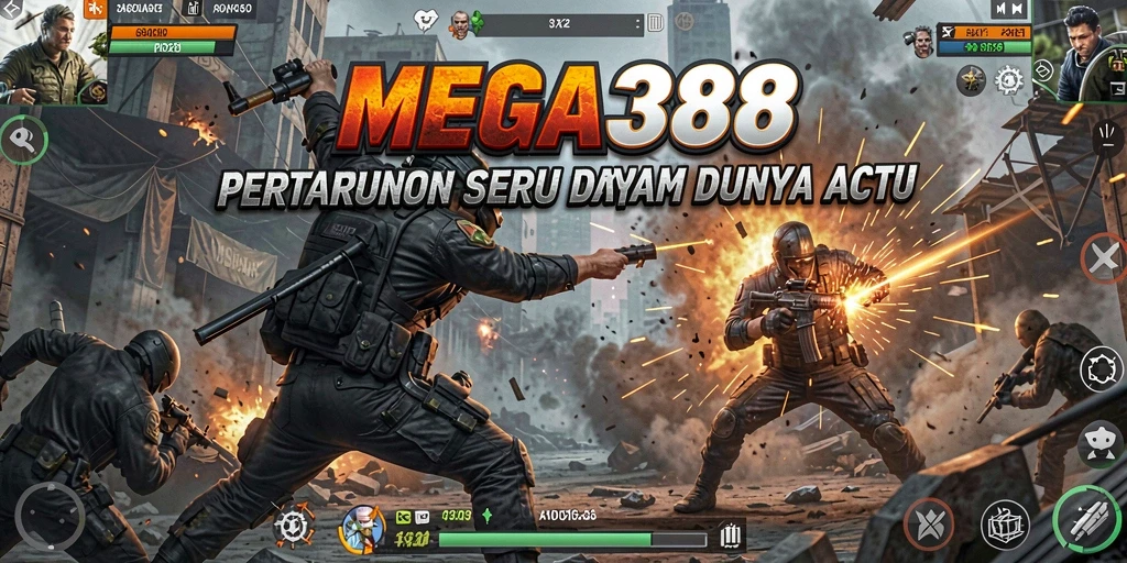 Tampilan gameplay seru dengan pertarungan mendebarkan di MEGA388.