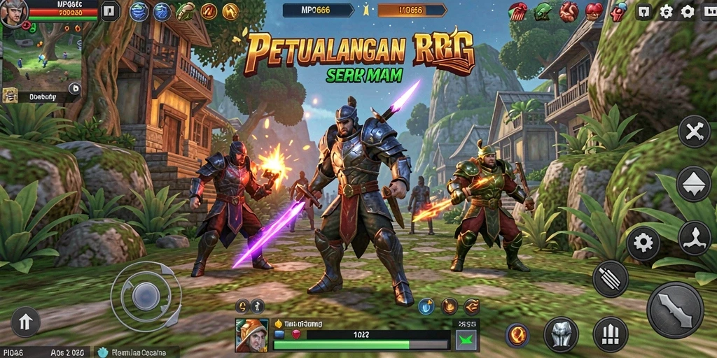 Gameplay seru dan mendebarkan dalam MPO666 yang penuh aksi RPG.