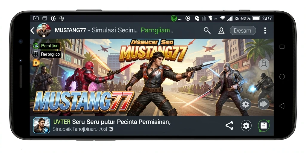 Gameplay seru dan realistis di MUSTANG77 yang memukau.