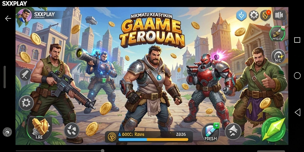 Tampilan gameplay SXXPLAY yang menantang dan menyenangkan.